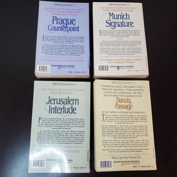 The Zion Covenant Lot of 4 Books (2-5) Bodie Thoene Christian Fiction - Picture 2 of 13